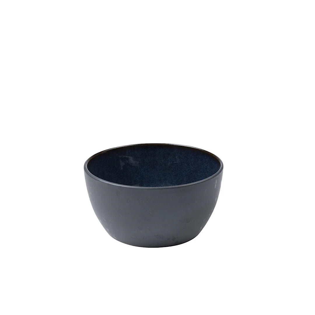 Bitz Living Stoneware Bowl 14cm Black Dark Blue